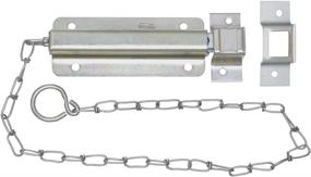 img 4 attached to 🔒 National Hardware N150-771 V820 Zinc Plated 6-Inch Chain Bolt