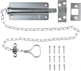 img 1 attached to 🔒 National Hardware N150-771 V820 Zinc Plated 6-Inch Chain Bolt