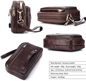 img 1 attached to Men's Business Accessories Wristlet Passport Bag Organizer