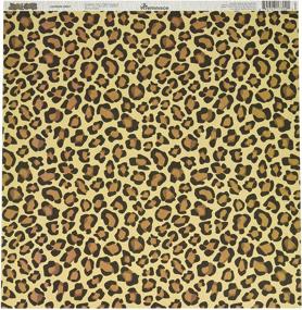 img 1 attached to 🐆 Reminisce Jungle-icious Leopard Print Scrapbook Paper - 25 Sheets, 12x12-Inch, Double Sided