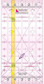 img 1 attached to Guidelines4quilting SEO-friendly Ruler, 6 by 12-Inch