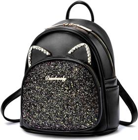 img 4 attached to Backpack Design Leather Womens Decoration