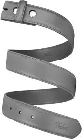 img 1 attached to 🧑 Falari Genuine Leather Replacement Belts - Men's Accessories Without