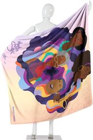 img 1 attached to 🥰 Disney Pixar Soul ‘The Village’ Silk Touch Throw Blanket 50” x 60” by Bee Harris: Cozy & Vibrant!