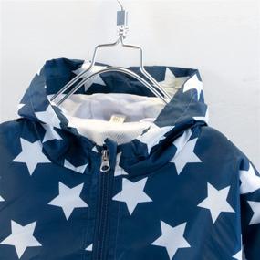 img 2 attached to 🧥 Kids Lightweight Spring Fall Windbreaker with Hood - FEDPOP Boy's Cartoon Casual Jacket Coat Size 2-7