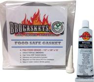 🔥 lavalock food safe smoker gasket - grey fda grade bbq smoker pit seal kit for enhanced safety and performance logo