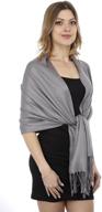 luxurious lavender pashmina: gilbin's women's accessories for elegance and style logo