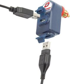 img 3 attached to Tecmate Optimate USB O-105: Двухвыходной влагозащищенный USB-зарядник с штекером для мотоцикла (совместим с BMW, Triumph, Ducati)