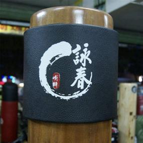 img 3 attached to 🥋 New Training Equipment: Wing Chun Wooden Dummy with Punching Pads and Cover Jacket, including 2pcs/Set of Wooden Dummy Head Pads