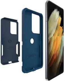 img 1 attached to 📱 OtterBox COMMUTER SERIES Case for Galaxy S21 Ultra 5G - BESPOKE WAY: Blazer Blue/Stormy Seas Blue - Ultimate Protection and Style