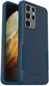 img 4 attached to 📱 OtterBox COMMUTER SERIES Case for Galaxy S21 Ultra 5G - BESPOKE WAY: Blazer Blue/Stormy Seas Blue - Ultimate Protection and Style