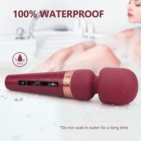 img 1 attached to Massage Silicone Cordless Waterproof Massager Wellness & Relaxation and Massage Tools & Equipment