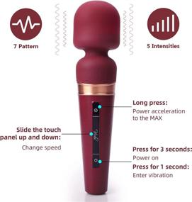 img 2 attached to Massage Silicone Cordless Waterproof Massager Wellness & Relaxation and Massage Tools & Equipment