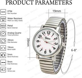 img 3 attached to Часы медсестры Blekon Original Nurse Watch Resistant для женщин на запястье