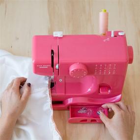 img 2 attached to 🧵 Janome Pink Lightning: Lightweight, User-Friendly, 10-Stitch Portable Sewing Machine with Free Arm - Only 5 lbs