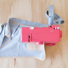 img 1 attached to 🧵 Janome Pink Lightning: Lightweight, User-Friendly, 10-Stitch Portable Sewing Machine with Free Arm - Only 5 lbs