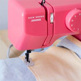 img 4 attached to 🧵 Janome Pink Lightning: Lightweight, User-Friendly, 10-Stitch Portable Sewing Machine with Free Arm - Only 5 lbs