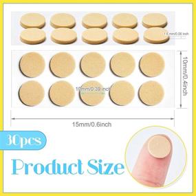 img 3 attached to 💎 300 Pieces Earring Support Patches: Lifters, Backs, and Waterproof Lifting Patches for Earrings - Ear Lobe Support Pads