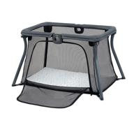 🧳 chicco alfa lite travel playard - портативная кроватка, легкая и компактная, размер 43x29x25 дюйма (1 шт.) - полуночь логотип