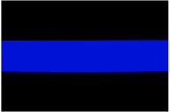 stylish thin blue line decal sticker: show your support with this sleek design logo