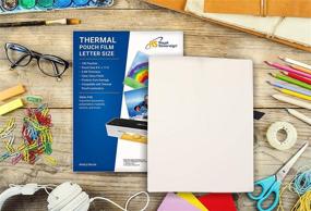 img 1 attached to 📚 Royal Sovereign 3 Mil Letter Size Thermal Laminating Pouches, Clear Gloss, 11.25 x 8.75 Inches, Pack of 100 (RF03LETR0100)