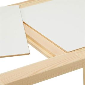 img 1 attached to 🪑 IKEA FLISAT Kid's Table, 32.625x22.875", Wooden