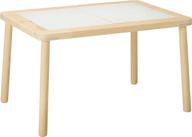 🪑 ikea flisat kid's table, 32.625x22.875", wooden logo