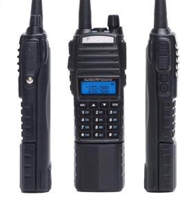 img 1 attached to BAOFENG UV-82 Plus High Power Portable Two Way Radio: Dual PTT Handheld Amateur Radio with 2 Batteries + 2 Antennas