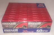 🎧 maxell audio cassette ur 60 20-pack - superior quality and value for audio recording logo