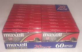 img 1 attached to 🎧 Maxell Audio Cassette UR 60 20-pack - Superior Quality and Value for Audio Recording