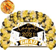 graduation decorations 2021 gold photography background logo