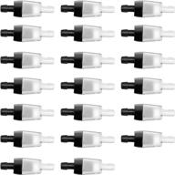 🐠 leinuosen 20 pack black aquarium air pump check valves - essential non-return valve accessories for fish tank логотип