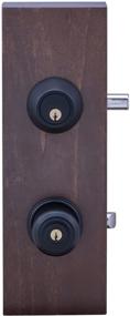 img 3 attached to Copper Creek CKDB141-BC Colonial Door 🔑 Knob and Deadbolt Combo, Keyed Alike, Black