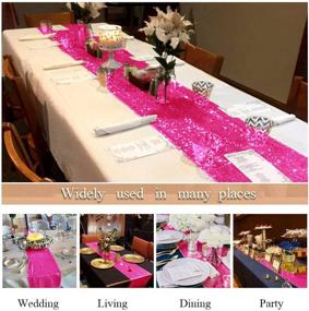 img 1 attached to ✨ 14Inx72In Sequin Table Runner