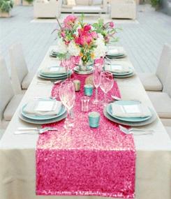 img 4 attached to ✨ 14Inx72In Sequin Table Runner