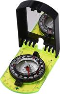 🧭 sighting mirror compass for sports – ideal boy scout compass for hiking, survival, and map reading – versatile mirror compass for orienteering, hunting, and fishing – green compass perfect for backpacking and camping logo