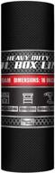 🔧 professional grade tool box liner: precision defined, black, non-slip - 18"x 24ft logo