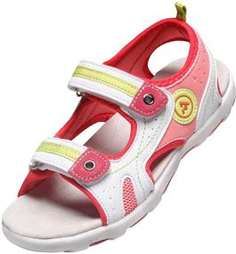 img 4 attached to Atika Kids Closed Toe water Sandals for Outdoor Adventures and Summer Sports (Toddler/Little Kid/Big Kid)