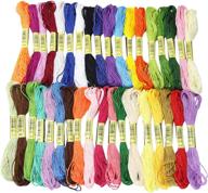 🧵 нить для вышивки golo: премиум набор из 36 цветов для вязания и вышивания логотип