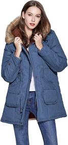 img 4 attached to Freeprance Winter Coats Jacket Lining Women's Clothing