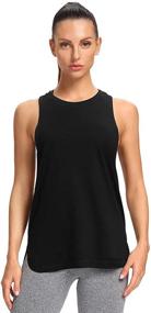 img 3 attached to Ullnoy Workout Running Sleeveless Shirts 3 Sports & Fitness