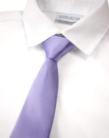 img 3 attached to Spring Notion Microfiber Zipper Meduim Boys' Necktie Accessories: Upgrade His Style with Ease