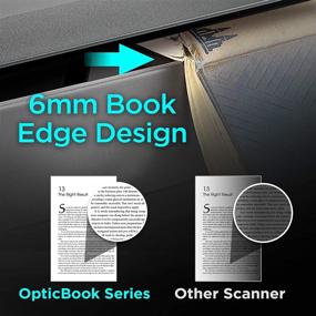 img 2 attached to Plustek Book Scanner OpticBook 3800L with eBookScan Software - Fast Scan Speed, Auto Crop & Rotate, 6mm Book Edge Design, Convert to ePUB/PDF/Searchable PDF/Word/Tiff/Excel, Compatible with Windows 7/8/10