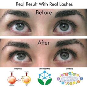 img 1 attached to 💯 MD Lash Factor Сыворотка для роста ресниц: Повышает естественный объем ресниц, делает их длинными и пышными - средство для улучшения ресниц для женщин - запас на 6 месяцев, 0,2 жидк. унц.