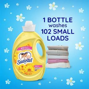 img 3 attached to Suavitel Morning Sun Fabric Softener - 102 Loads, 120 Fl Oz (1-Pack)