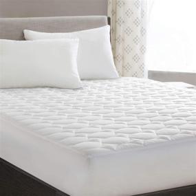 img 4 attached to Mattress Quilted Stretches Hypoallergenic Protector