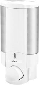 img 2 attached to 🧴 Efficient Wall-Mounted Soap and Sanitizer Dispenser by Better Living Products: AVIVA 1-Chamber in White/Chrome