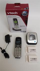 img 1 attached to Улучшите вашу расширяемую телефонную систему VTech CS6219 или CS6229 с беспроводным трубкой VTech CS6209 в стильном серебристо-черном цвете.