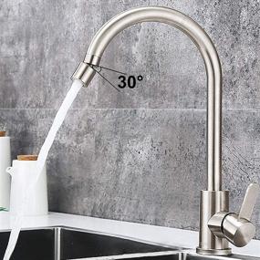 img 2 attached to 💦 Waternymph Hibbent Dual-function Kitchen Sink Sprayer Aerator: Efficient Water Saving Faucet with Double Sprayer Nozzle