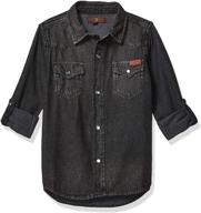 boys' long sleeve western shirt by 7 for all mankind logo